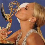 Kristin Chenowith at the 2009 Emmy Awards